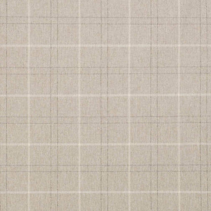 D3535 Plaid Cream Beige & Taupe Charlotte Fabrics