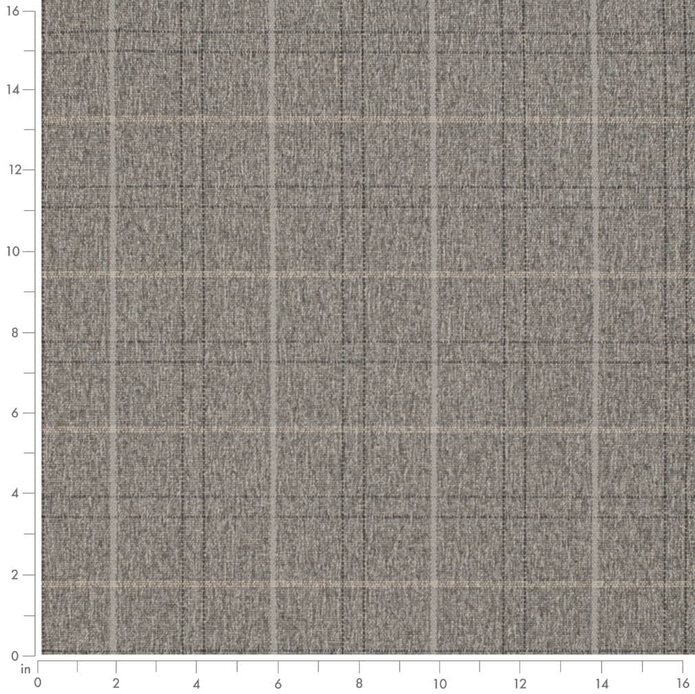 D3536 Plaid Flannel Grey & Silver Charlotte Fabrics