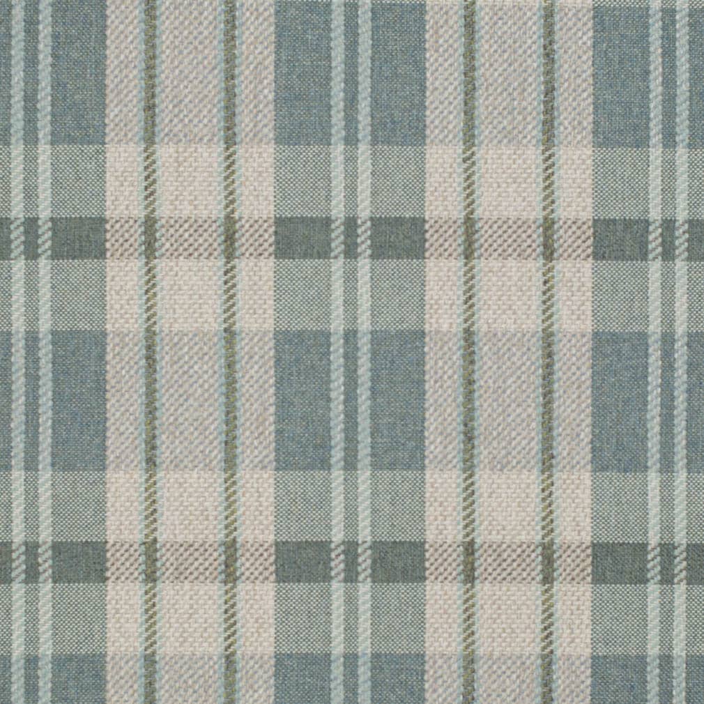 D3537 Plaid Oasis Aqua & Teal Charlotte Fabrics