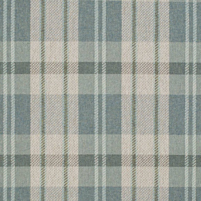 D3537 Plaid Oasis Aqua & Teal Charlotte Fabrics