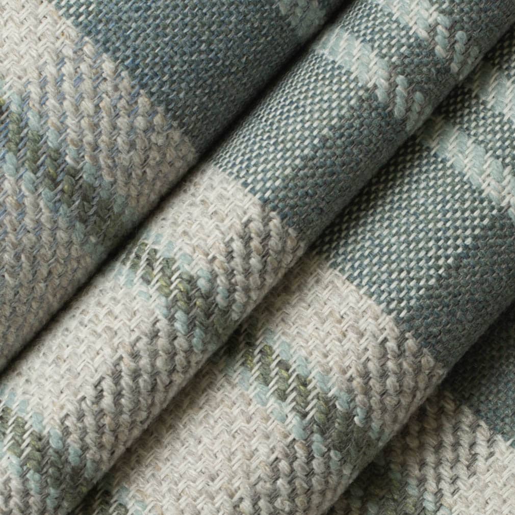 D3537 Plaid Oasis Aqua & Teal Charlotte Fabrics