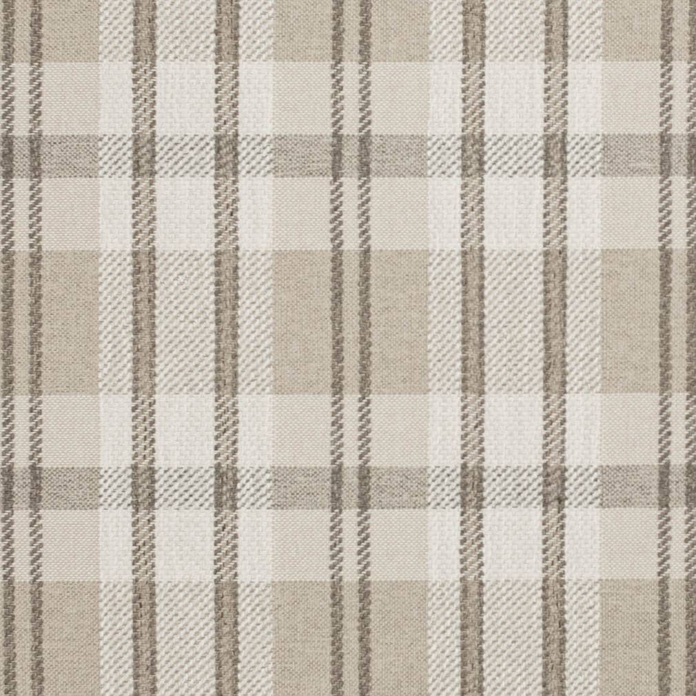 D3540 Plaid Latte Beige & Taupe,Brown Charlotte Fabrics