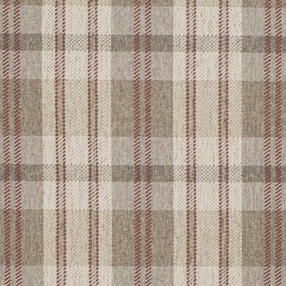 D3541 Plaid Barnwood Brown,Orange & Rust Charlotte Fabrics