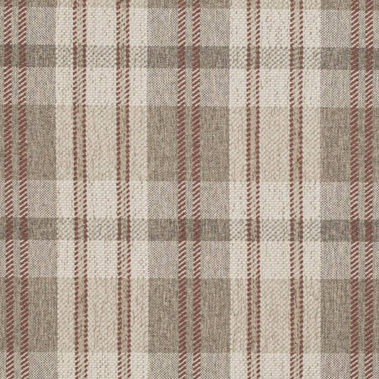 D3541 Plaid Barnwood Brown,Orange & Rust Charlotte Fabrics