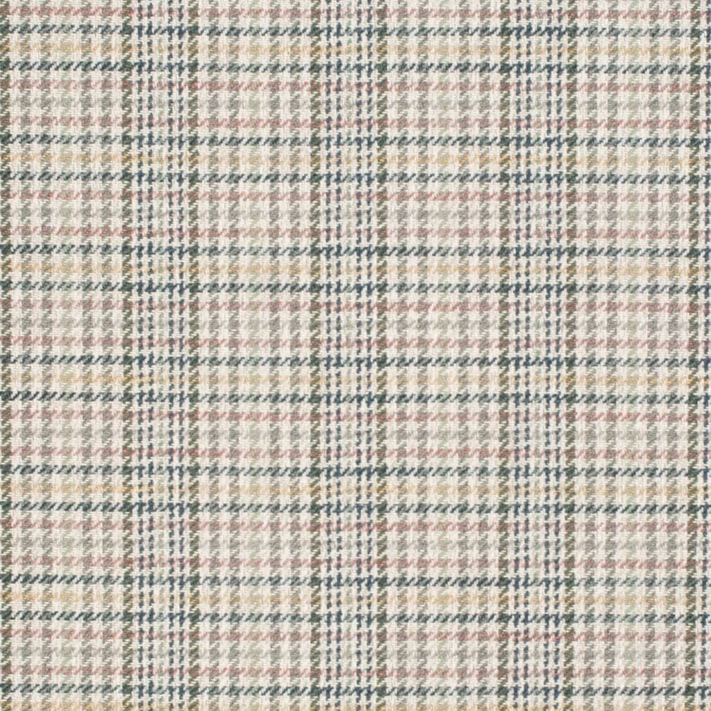 D3543 Check & Houndstooth,Plaid Garden Blue,Green Charlotte Fabrics