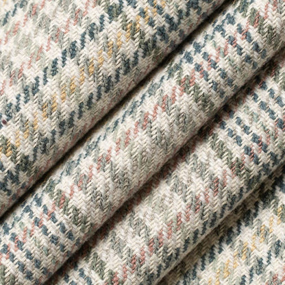D3543 Check & Houndstooth,Plaid Garden Blue,Green Charlotte Fabrics
