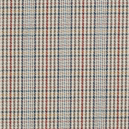D3544 Check & Houndstooth,Plaid Tuscan Blue Charlotte Fabrics