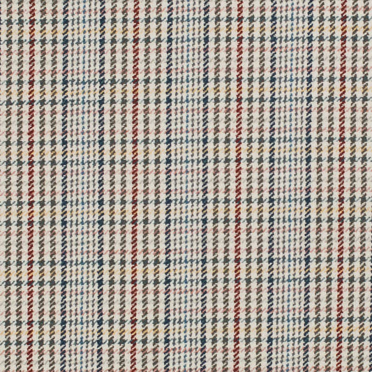 D3544 Check & Houndstooth,Plaid Tuscan Blue Charlotte Fabrics