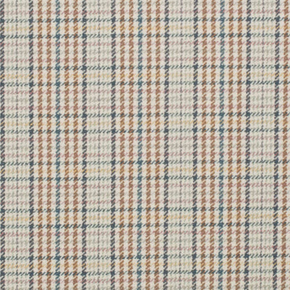 D3545 Check & Houndstooth,Plaid Sunset Blue Charlotte Fabrics