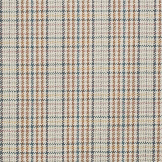 D3545 Check & Houndstooth,Plaid Sunset Blue Charlotte Fabrics