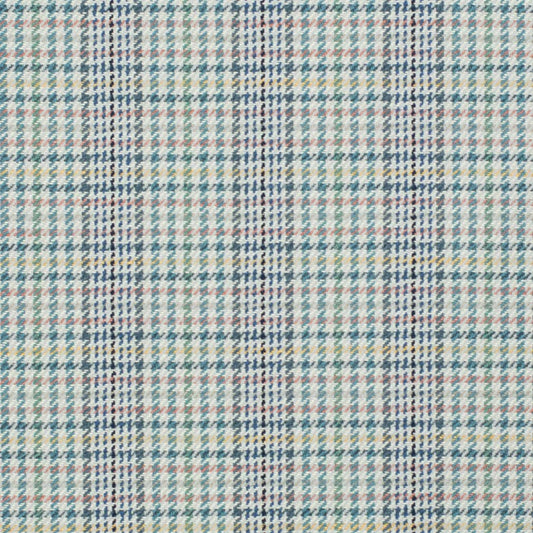 D3546 Check & Houndstooth,Plaid Seaglass Aqua & Teal Charlotte Fabrics