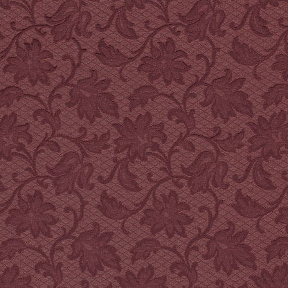D3551 Floral,Leaves Merlot Floral Red & Burgundy Charlotte Fabrics
