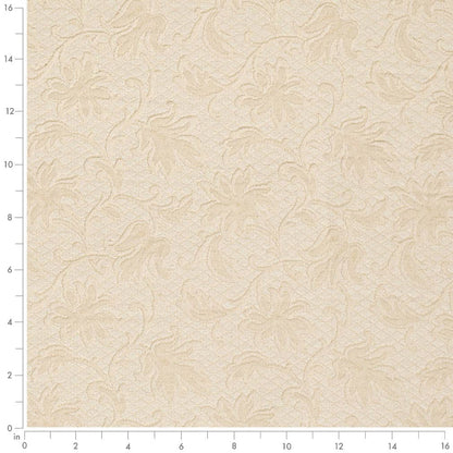 D3552 Floral,Leaves Cream Floral Beige & Taupe Charlotte Fabrics