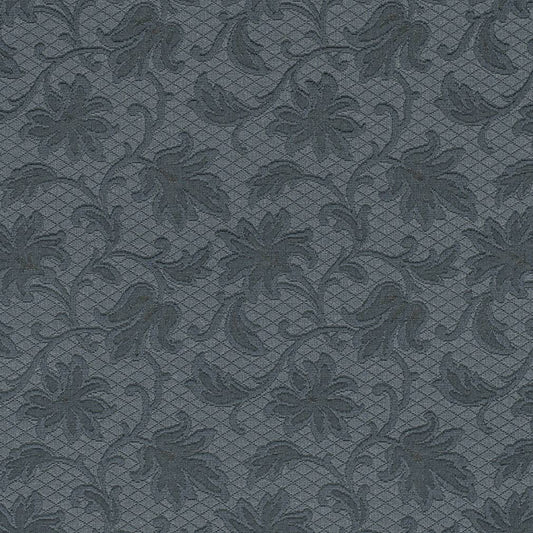D3554 Floral,Leaves Indigo Floral Blue Charlotte Fabrics