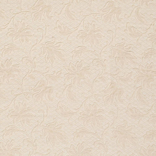 D3555 Floral,Leaves Pearl Floral White & Ivory Charlotte Fabrics