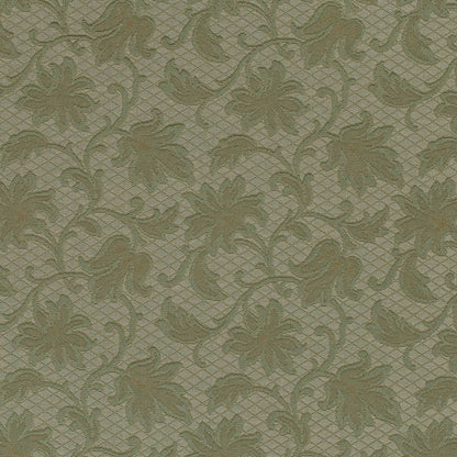D3556 Floral,Leaves Olive Floral Green Charlotte Fabrics