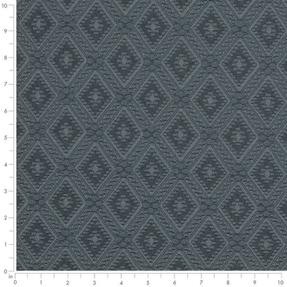 D3557 Abstract & Geometric,Diamonds Indigo Diamond Blue Charlotte Fabrics