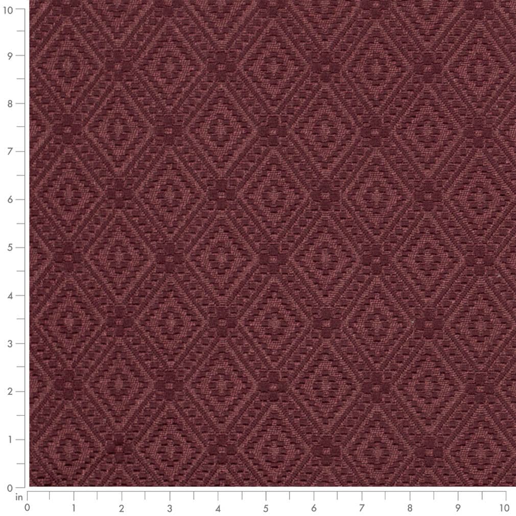 D3559 Abstract & Geometric,Diamonds Merlot Diamond Red & Burgundy Charlotte Fabrics