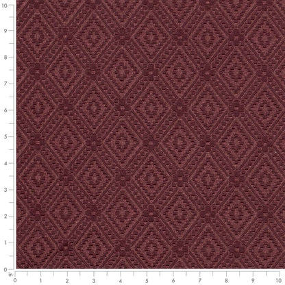 D3559 Abstract & Geometric,Diamonds Merlot Diamond Red & Burgundy Charlotte Fabrics