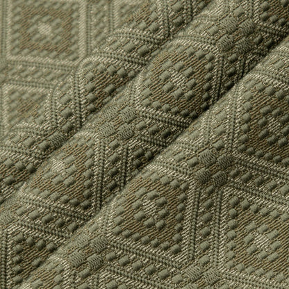 D3563 Abstract & Geometric,Diamonds Olive Diamond Green Charlotte Fabrics