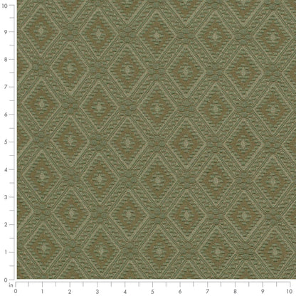 D3563 Abstract & Geometric,Diamonds Olive Diamond Green Charlotte Fabrics
