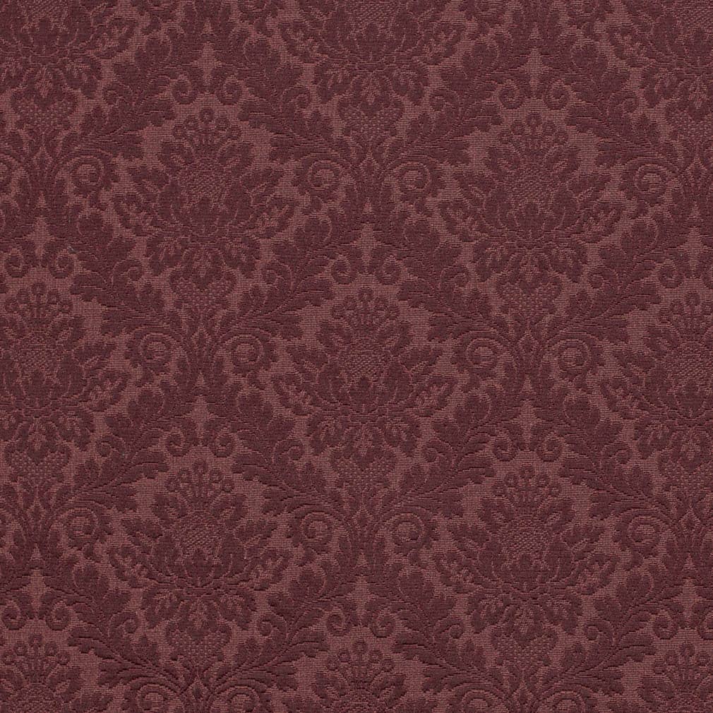 D3565 Damask Merlot Damask Red & Burgundy Charlotte Fabrics
