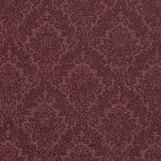 D3565 Damask Merlot Damask Red & Burgundy Charlotte Fabrics