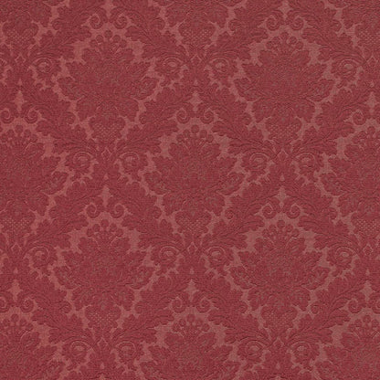 D3567 Damask Red Damask Red & Burgundy Charlotte Fabrics