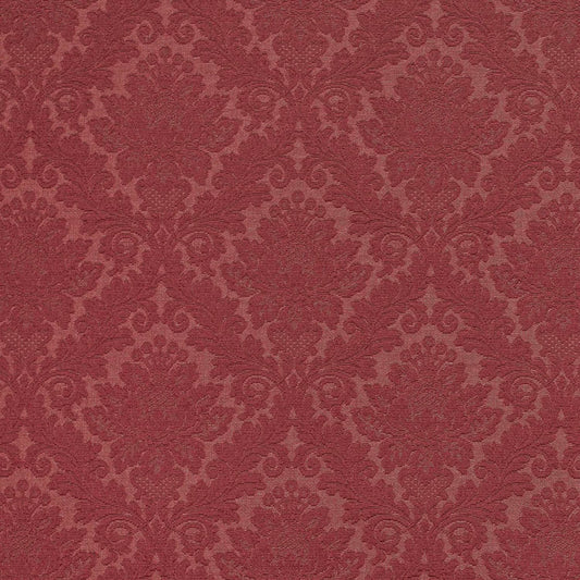 D3567 Damask Red Damask Red & Burgundy Charlotte Fabrics