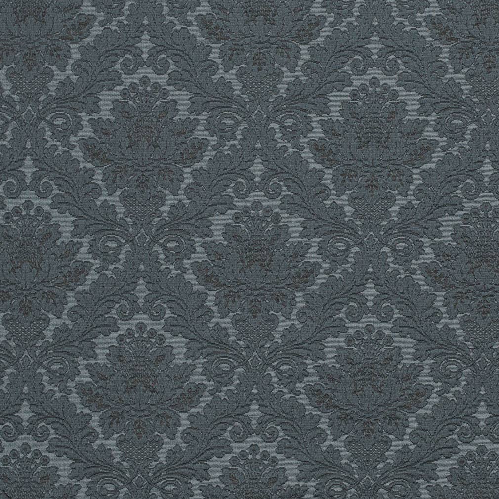 D3568 Damask Indigo Damask Blue Charlotte Fabrics