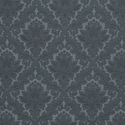 D3568 Damask Indigo Damask Blue Charlotte Fabrics