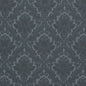 D3568 Damask Indigo Damask Blue Charlotte Fabrics