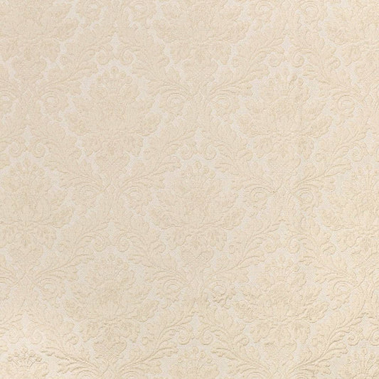 D3569 Damask Pearl Damask White & Ivory Charlotte Fabrics