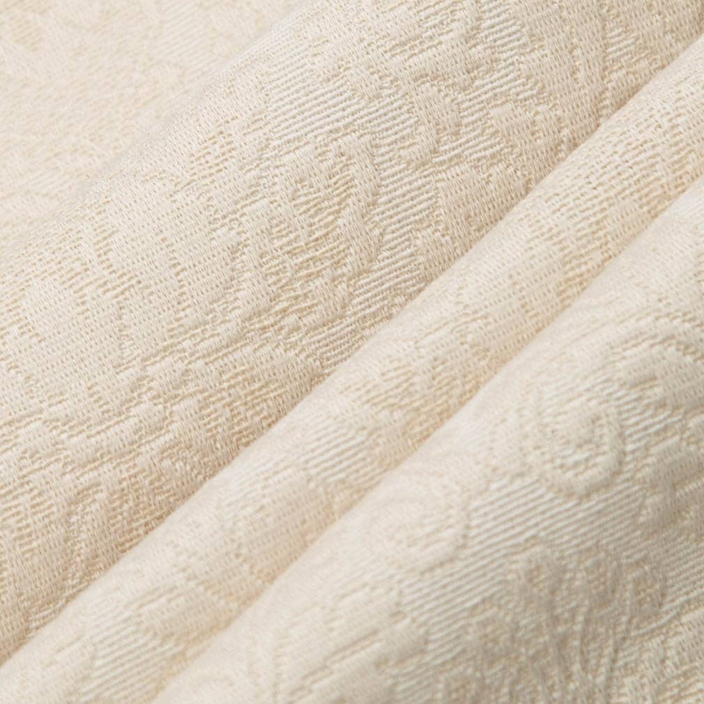 D3569 Damask Pearl Damask White & Ivory Charlotte Fabrics