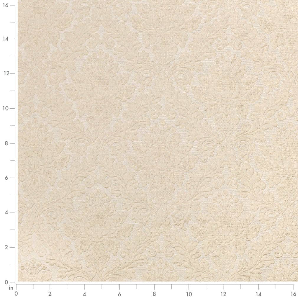 D3569 Damask Pearl Damask White & Ivory Charlotte Fabrics