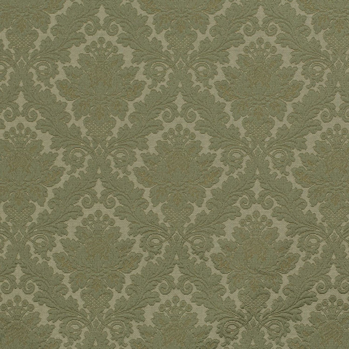 D3570 Damask Olive Damask Green Charlotte Fabrics