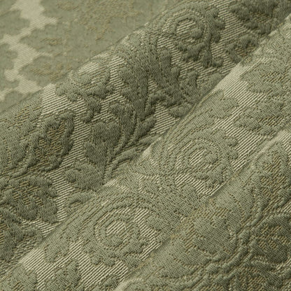 D3570 Damask Olive Damask Green Charlotte Fabrics