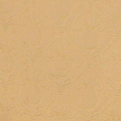 D3571 Damask,Novelty Gold Pineapple Gold & Yellow Charlotte Fabrics