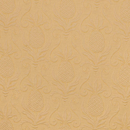 D3571 Damask,Novelty Gold Pineapple Gold & Yellow Charlotte Fabrics