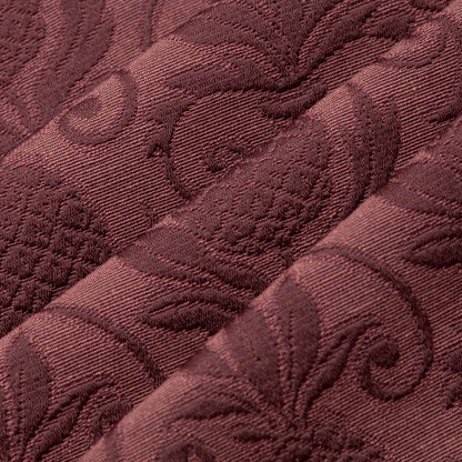 D3572 Damask,Novelty Merlot Pineapple Red & Burgundy Charlotte Fabrics
