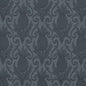D3575 Damask,Novelty Indigo Pineapple Blue Charlotte Fabrics