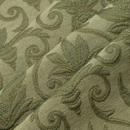 D3577 Damask,Novelty Olive Pineapple Green Charlotte Fabrics