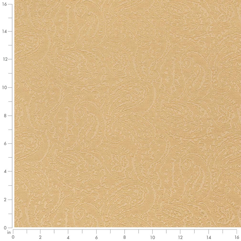 D3578 Paisley Gold Paisley Gold & Yellow Charlotte Fabrics