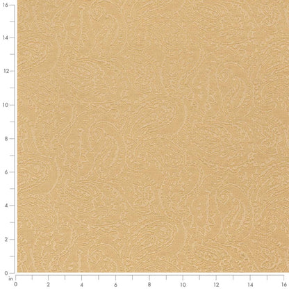 D3578 Paisley Gold Paisley Gold & Yellow Charlotte Fabrics