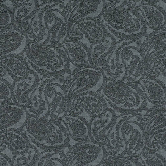 D3582 Paisley Indigo Paisley Blue Charlotte Fabrics