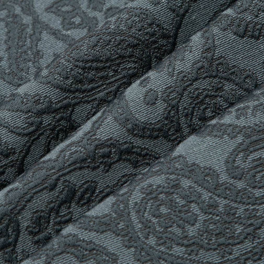 D3582 Paisley Indigo Paisley Blue Charlotte Fabrics