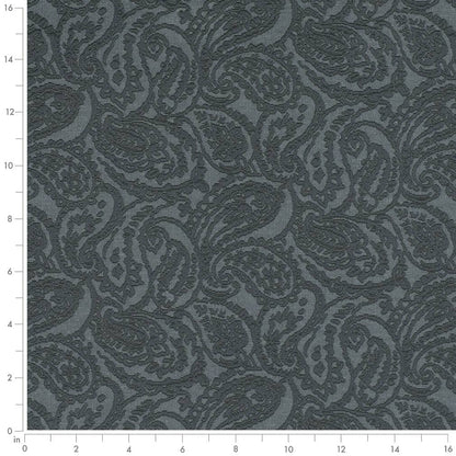 D3582 Paisley Indigo Paisley Blue Charlotte Fabrics