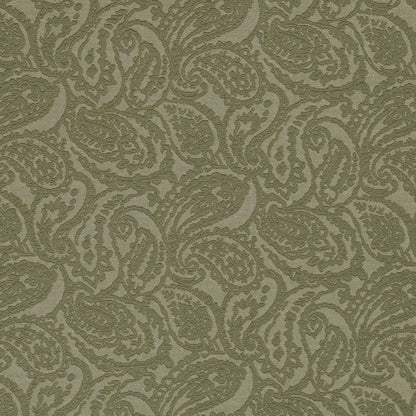 D3584 Paisley Olive Paisley Green Charlotte Fabrics