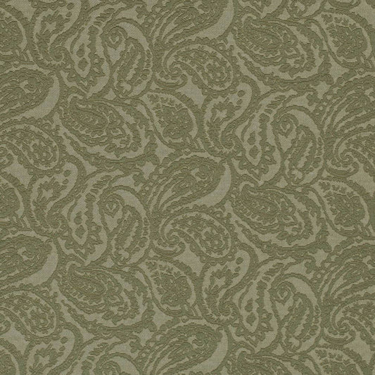D3584 Paisley Olive Paisley Green Charlotte Fabrics