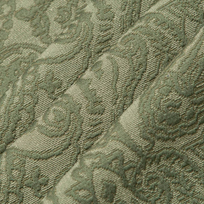 D3584 Paisley Olive Paisley Green Charlotte Fabrics